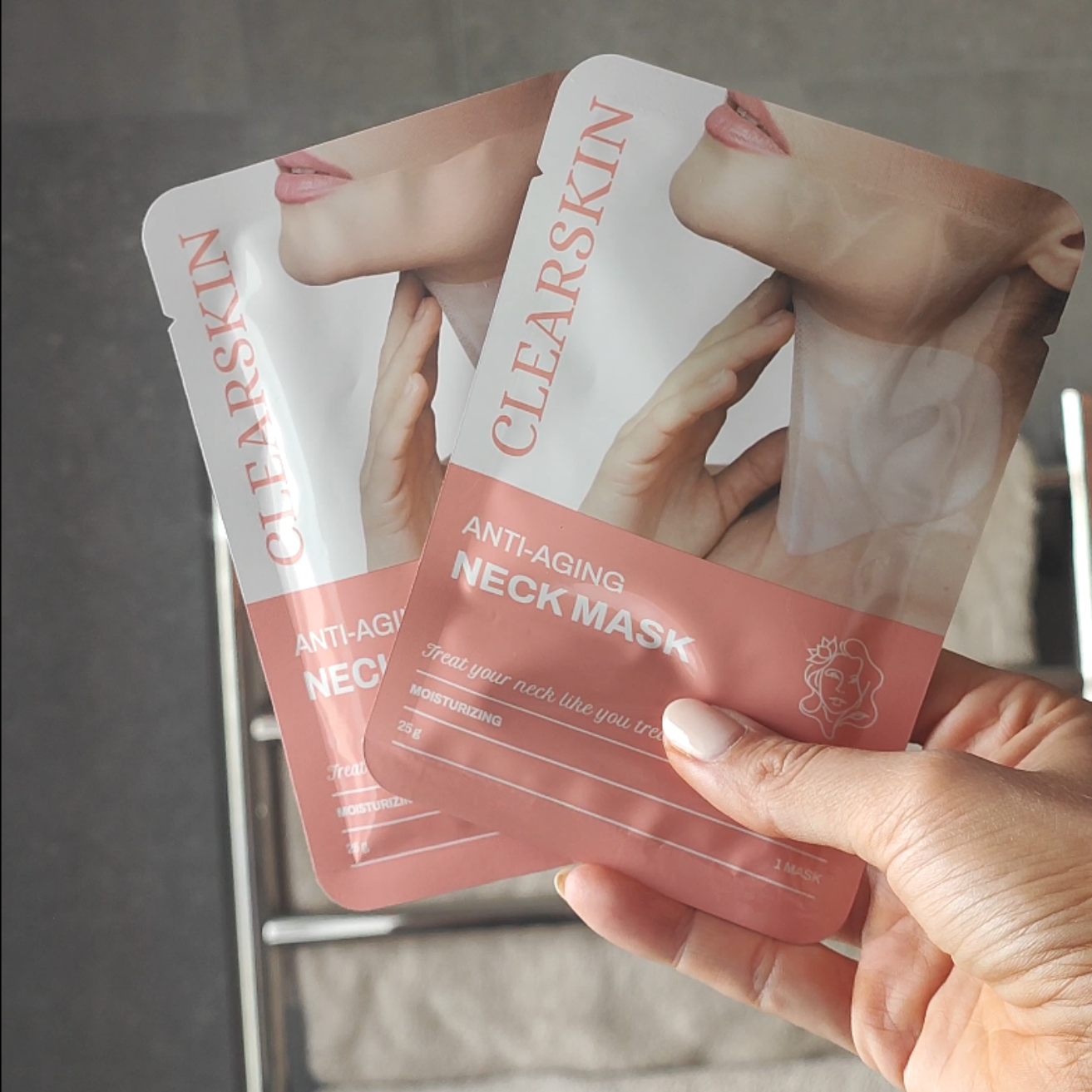 Anti-Aging Halsmask - 4 st