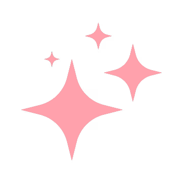 Pink decorative star